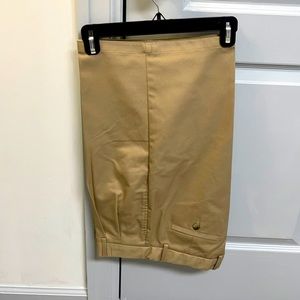Men’s khaki shorts.32 H. Parker brand.